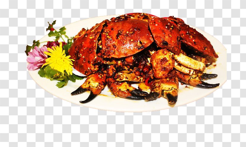 Chilli Crab Fried Rice Black Pepper Dungeness - Cooking - Delicious Spicy Flavored Crabs Transparent PNG