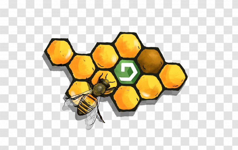 Demodia - Honey Bee - Digital MarketingAgentur Honeycomb Marketing StrategyMarketing Transparent PNG