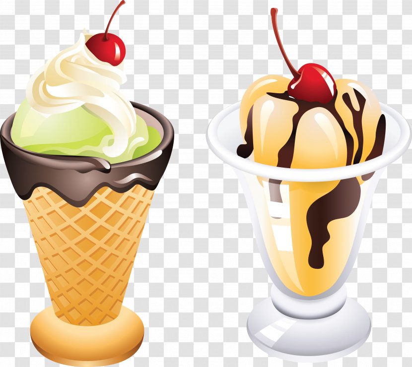 Ice Cream Cone Cocktail Sundae - Pop - Image Transparent PNG