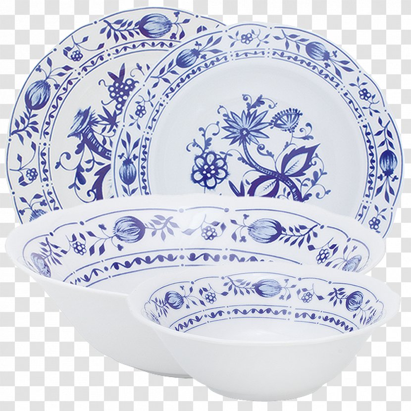 Plate Kahla Blue Onion Sugar Bowl - Soup - Porcelain Tableware Transparent PNG