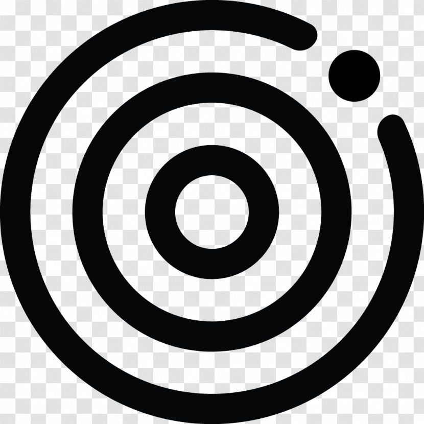 Circle Point White Clip Art - Symbol - Glyph Transparent PNG