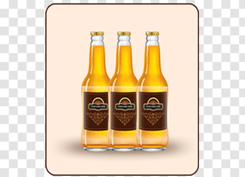 Beer Bottle Wine Label Transparent PNG