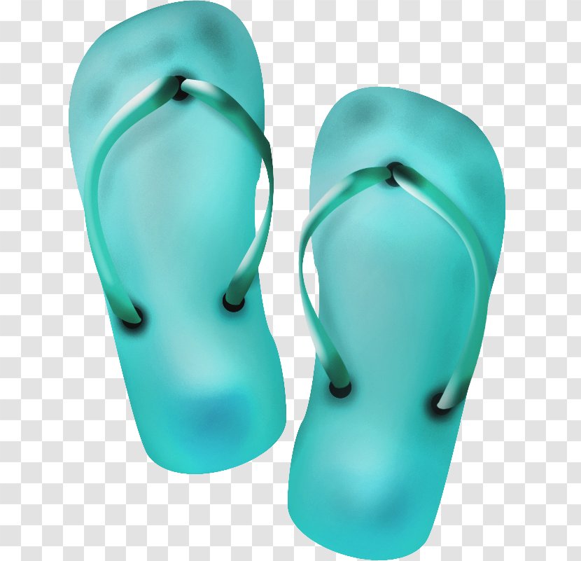 Slipper Flip-flops Shoe - Pink - Blue Sandals Transparent PNG