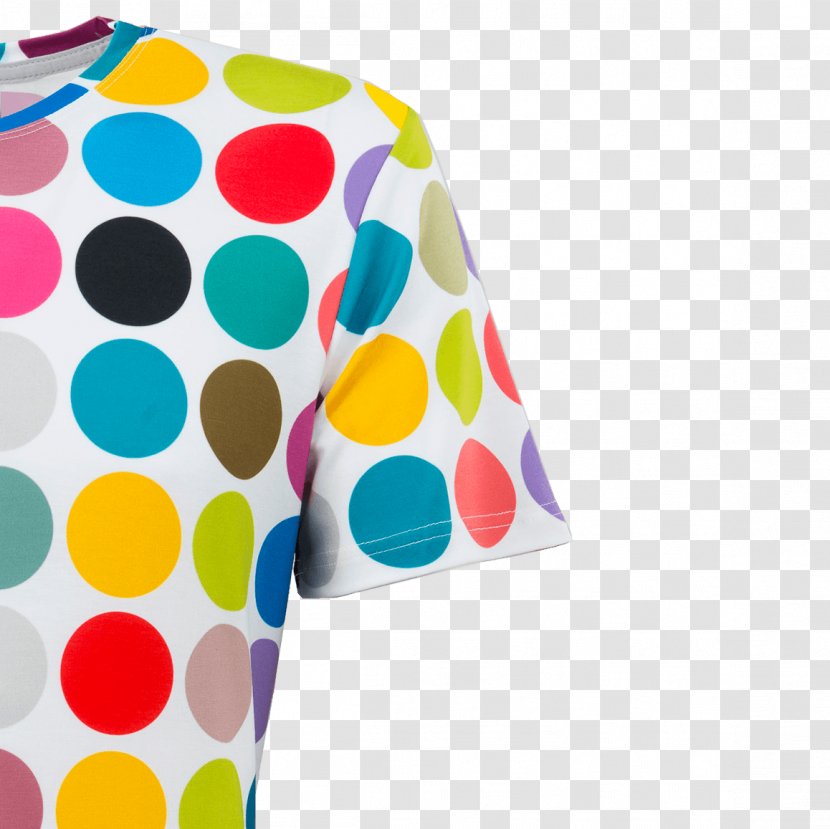 T-shirt Clothing Polka Dot Textile Product - Stockout - Tshirt Transparent PNG