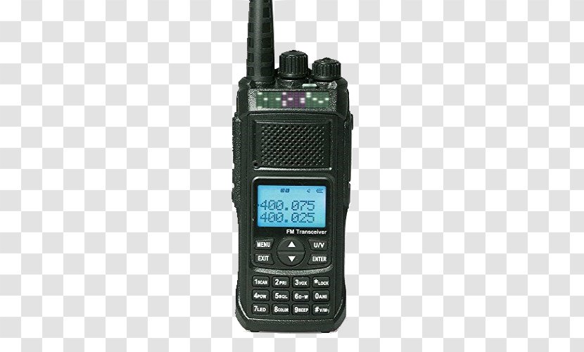 Two-way Radio Walkie-talkie Very High Frequency Ultra Station - Transceiver Transparent PNG