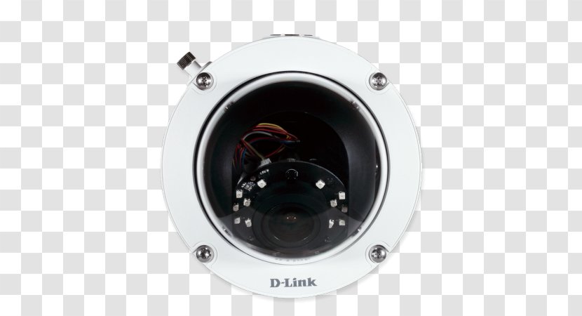 IP Camera D-Link Closed-circuit Television Wireless Security - Dome - Top View Transparent PNG