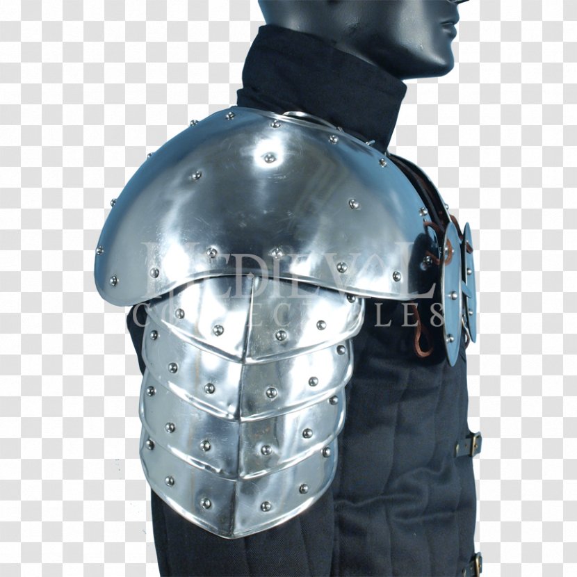 Middle Ages Cuirass Shoulder Components Of Medieval Armour Knight - Joint Transparent PNG
