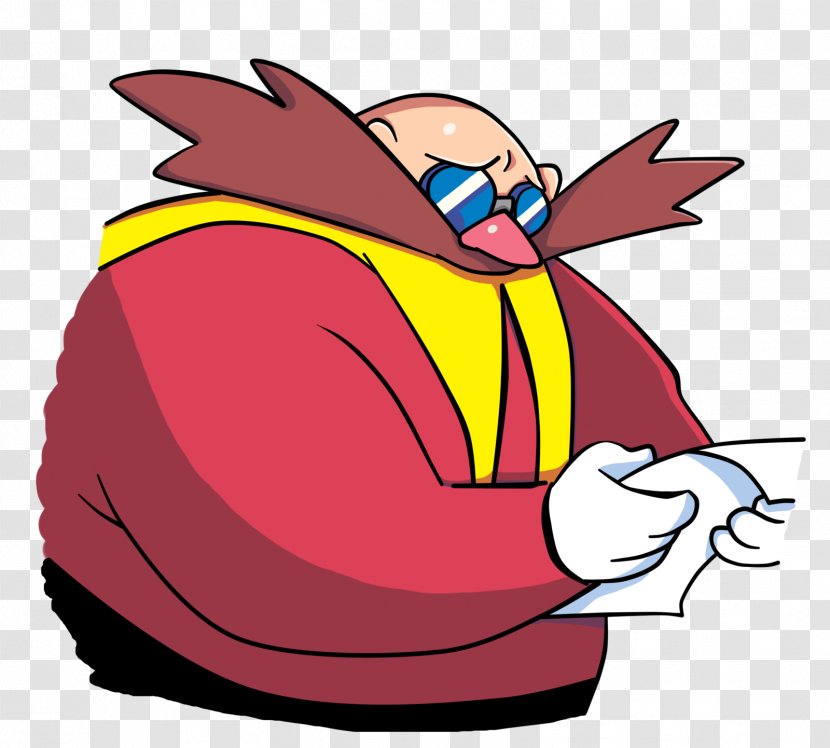 Doctor Eggman Character Physician Art - Watercolor - Frame Transparent PNG