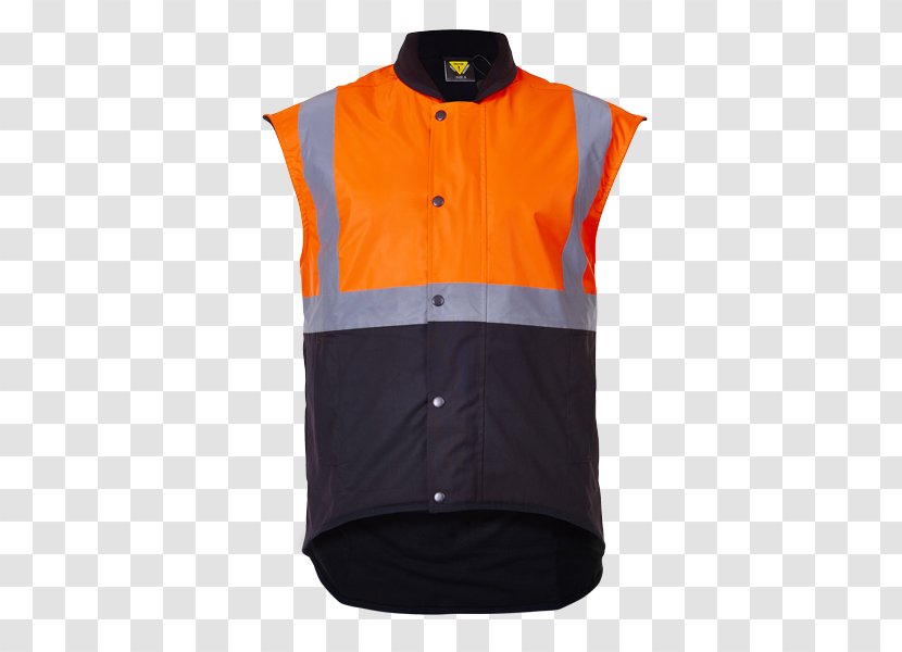 Gilets Sleeveless Shirt Workwear Oilskin - Black Transparent PNG