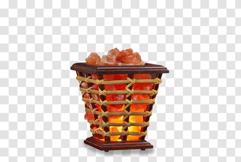 Himalayan Salt Himalayas SALt Lamp Craft - Candle - Wooden Basket Transparent PNG