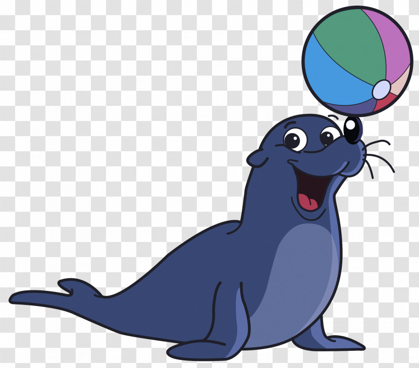 Sea Lions Whiskers Cartoon Cat Dog Transparent PNG