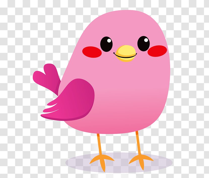 Bird Drawing Stock Photography - Chicken - Pink Transparent PNG