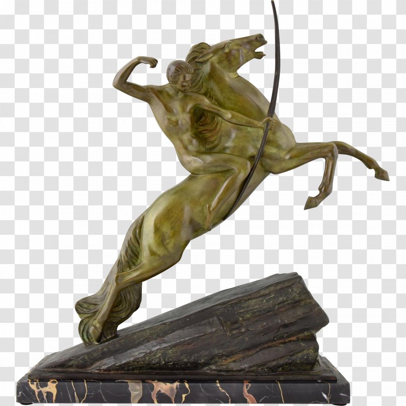 Bronze Sculpture Art Deco Statue - Josef Lorenzl Transparent PNG