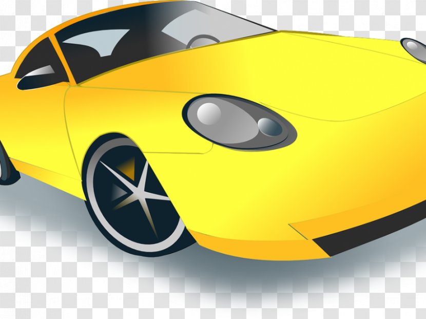 Sports Car Clip Art - Automotive Exterior Transparent PNG
