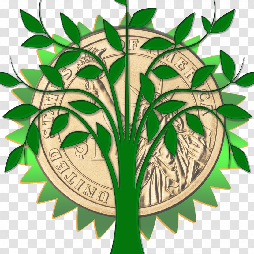 United States Dollar Oregon Money Organization Coin - Leaf - Ecological Environment Protection Transparent PNG