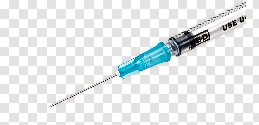 Injection Syringe Hypodermic Needle Becton Dickinson Luer Taper - Insulin Glargine Transparent PNG