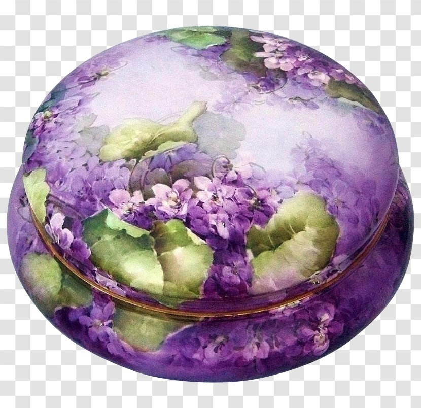 Limoges Porcelain Violet Purple Box - China Plates Transparent PNG