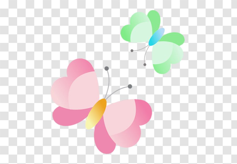 Butterfly Paper Clip Art - Pink - Colorful Transparent PNG