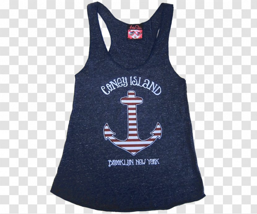 T-shirt Coney Island Cyclone Gilets Sleeveless Shirt Lola Star Boardwalk - Grid Transparent PNG