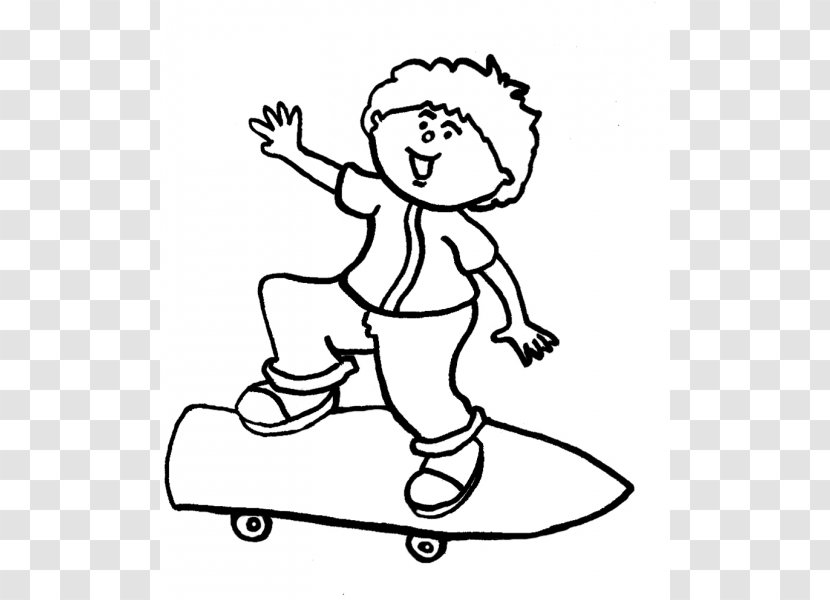Drawing Child Skateboard Sketch - Watercolor Transparent PNG