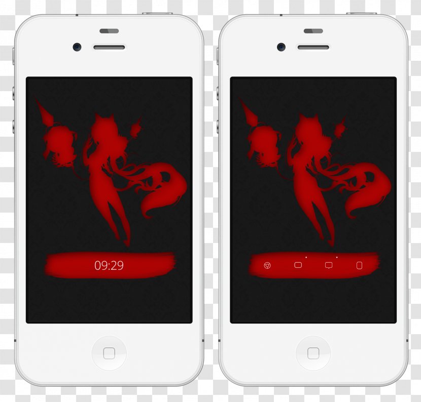 Smartphone Mobile Phone Accessories Font - Red Transparent PNG