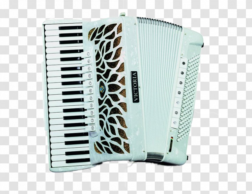 Trikiti Accordion Keyboard Garmon Musical Instrument - Watercolor - White Transparent PNG