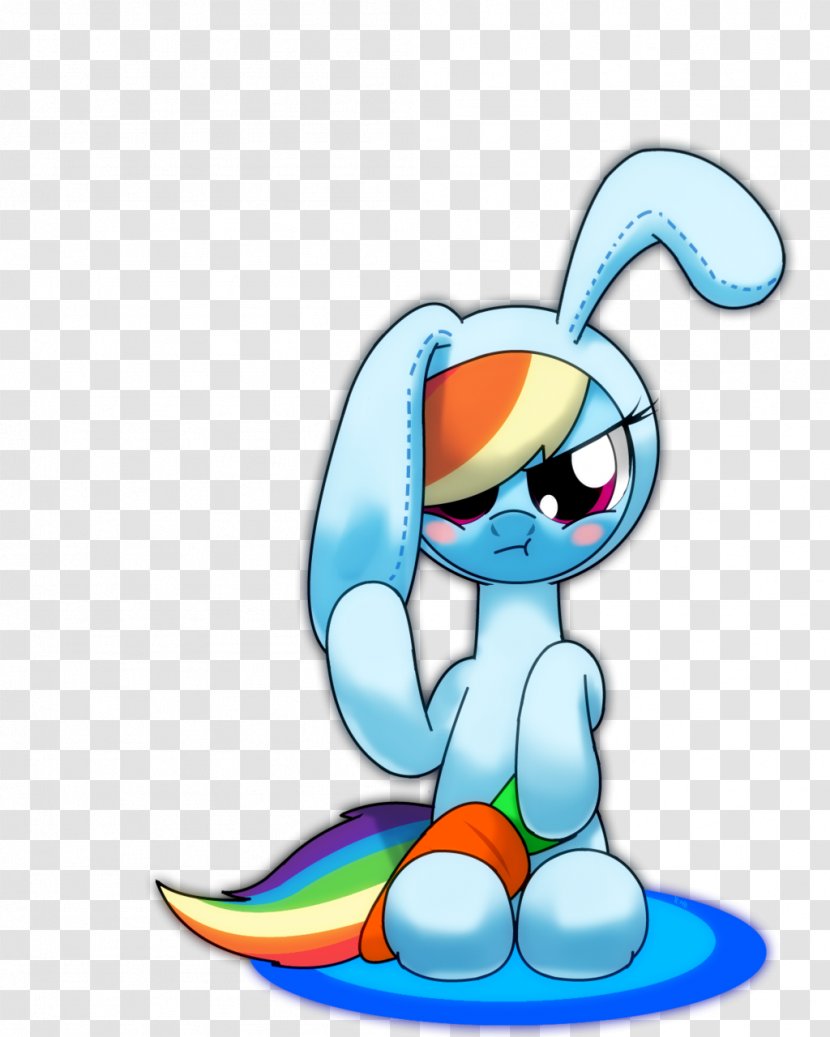 Rainbow Dash Pony DeviantArt Fluttershy - Animal Figure - BUNNY RAINBOW Transparent PNG