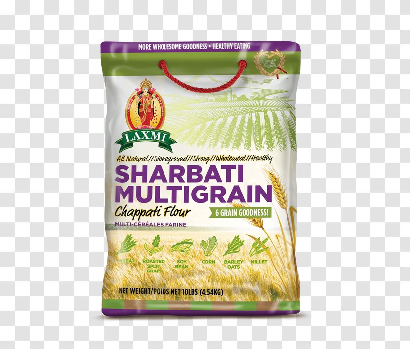 Atta Flour Indian Cuisine Vegetarian Chapati Multigrain Bread - Cereal Transparent PNG