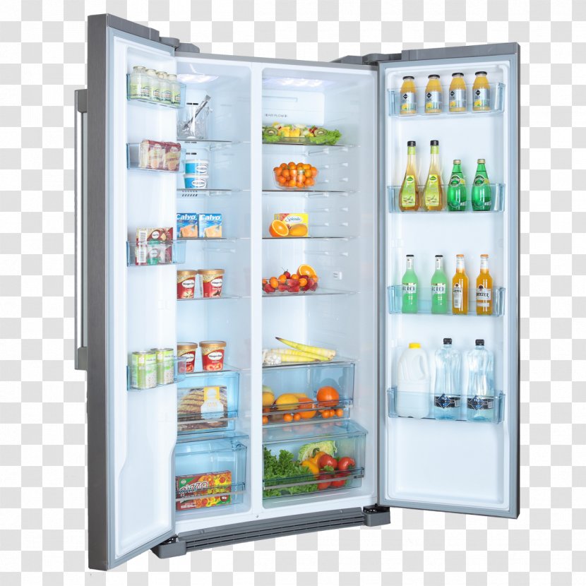 Refrigerator Haier Home Appliance Auto-defrost Refrigeration Transparent PNG
