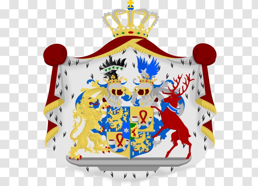 House Of Orange-Nassau Netherlands Amsberg Clip Art Coat Arms - Orangenassau - Juliana The Transparent PNG