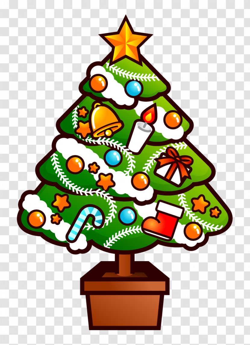 Christmas Tree Ornament Santa Claus クリスマスプレゼント - Ginger Snap Transparent PNG