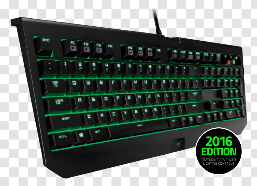 Computer Keyboard Razer BlackWidow Ultimate Stealth (2016) (2014) Gaming Keypad - Electronic Device - Blackwidow Transparent PNG