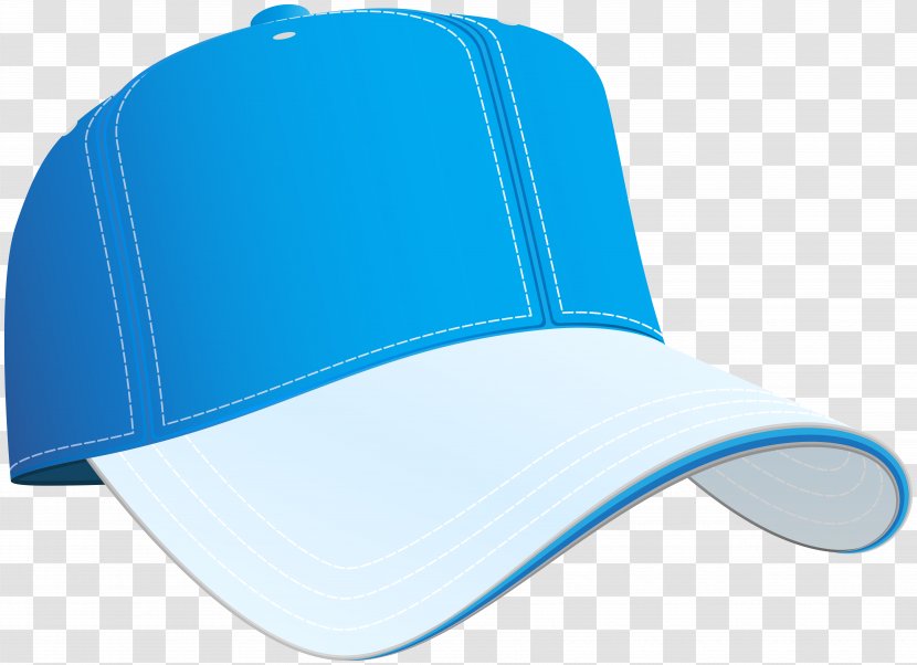 Hat Cartoon - Trucker - Electric Blue Headgear Transparent PNG