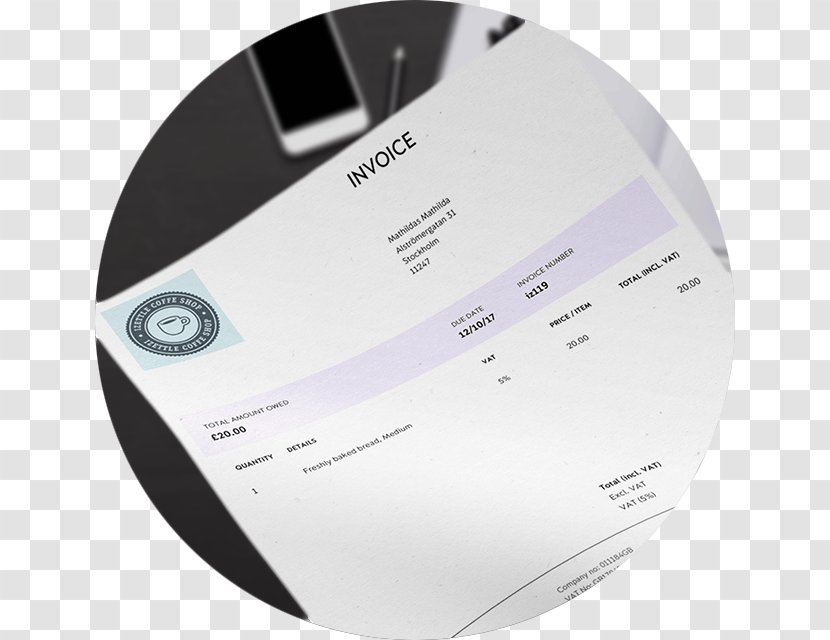 Mobile Payment Business IZettle Vipps - Invoice Transparent PNG