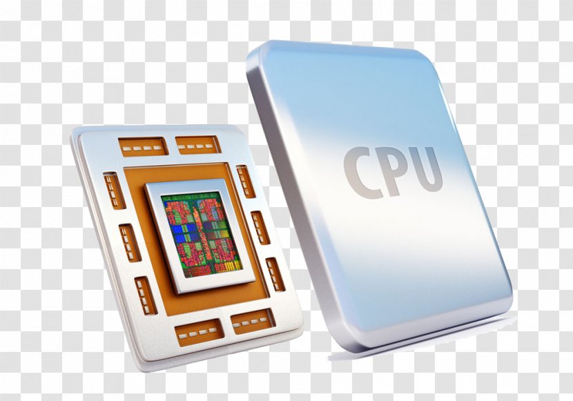 Intel Core I3 Central Processing Unit Multi-core Processor - Computer CPU Transparent PNG
