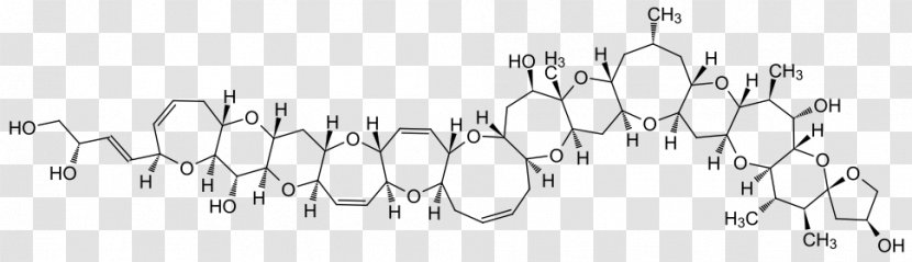 Ciguatera Fish Poisoning Ciguatoxin Medicine - Silhouette - Polycyclic Compound Transparent PNG