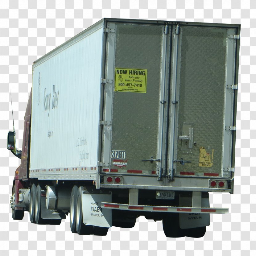 Semi-trailer Truck Motor Vehicle Cargo - Road - Delivery Transparent PNG