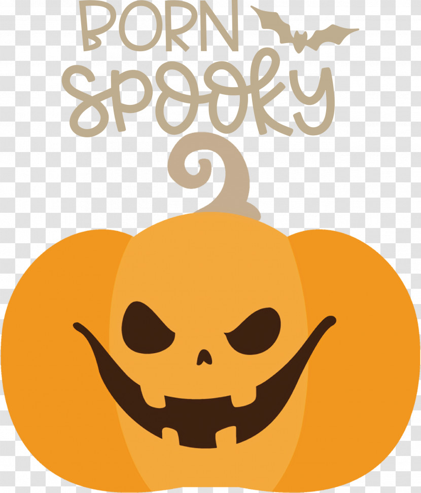 Spooky Pumpkin Halloween Transparent PNG