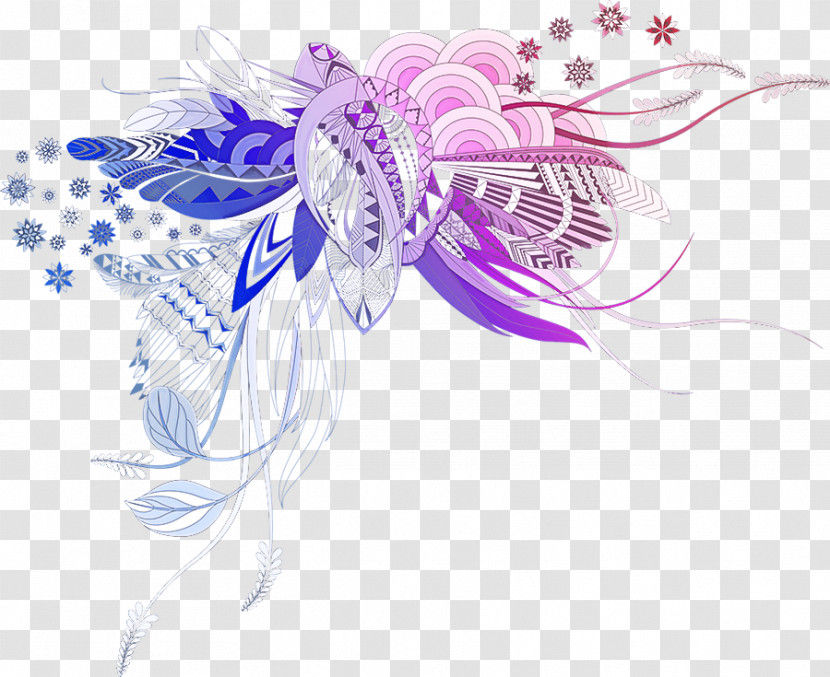 Violet Purple Wing Plant Transparent PNG