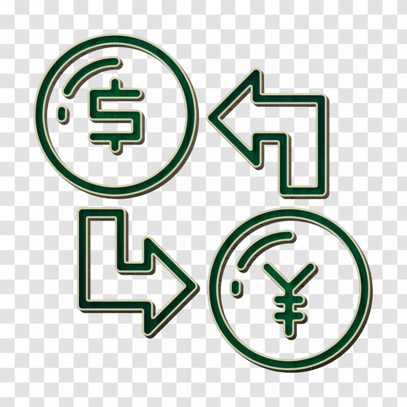 Exchange Icon Yen Icon Money Funding Icon Transparent PNG