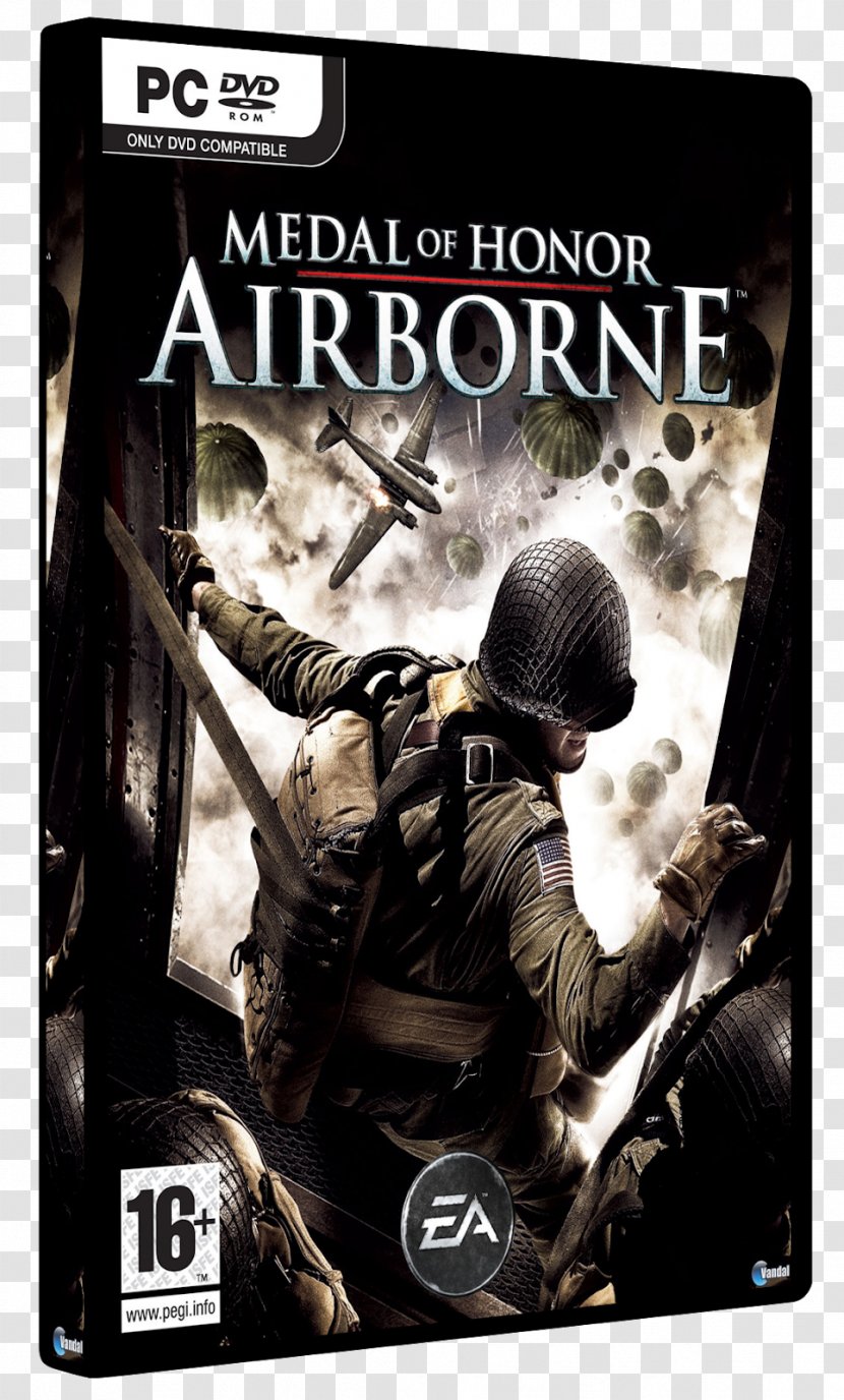 Medal Of Honor: Airborne Warfighter Rising Sun Xbox 360 - Allied Assault: Spearhead Transparent PNG