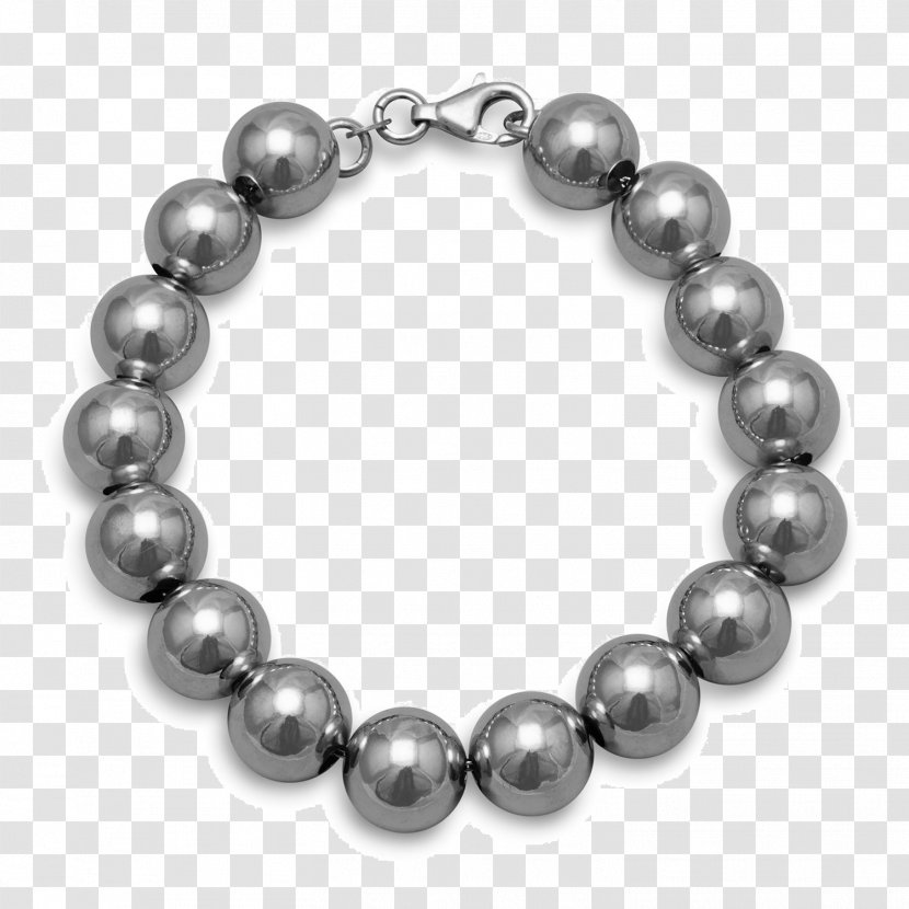 Pearl Charm Bracelet Earring Jewellery - Silver Transparent PNG