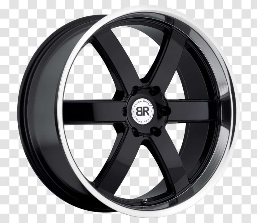 Black Rhinoceros Car Sport Utility Vehicle Rim - Automotive Wheel System Transparent PNG