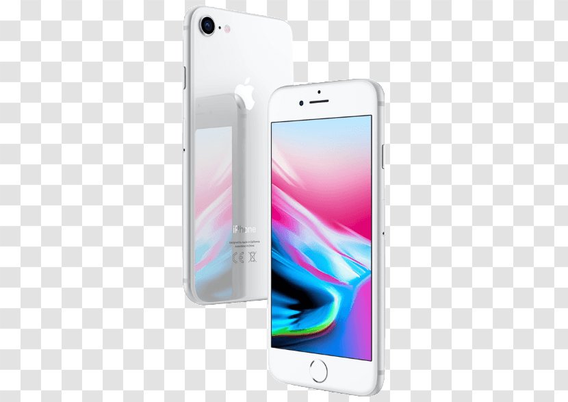 Apple IPhone 8 Plus 64 Gb Smartphone Silver - Electronic Device - Telephony Transparent PNG