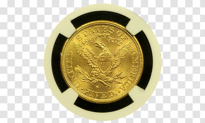 Gold Coin Numismatic Guaranty Corporation Liberty Head Nickel Silver - Metal Transparent PNG