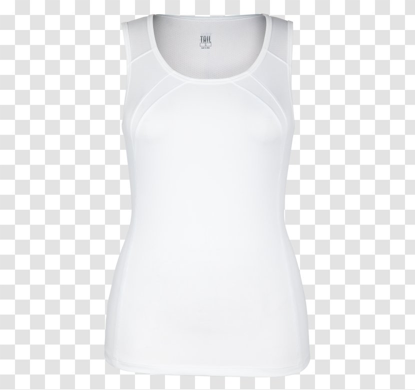 Gilets T-shirt Sleeveless Shirt Neck - Clothing - White Tank Top Transparent PNG
