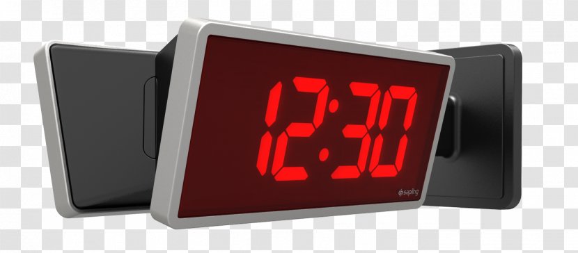 Radio Clock Display Device Digital Alarm Clocks - Master Transparent PNG