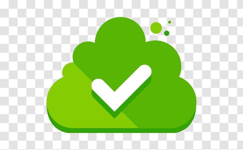 Icon - Cloud Computing - A Green Transparent PNG