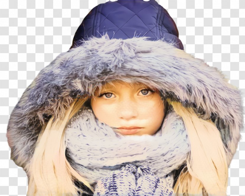 Little Girl - Cap - Ushanka Wool Transparent PNG