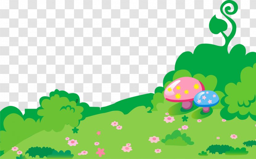 Sheep Cartoon Animation - Chinese - Hand Painted Flat Park Grass Transparent PNG